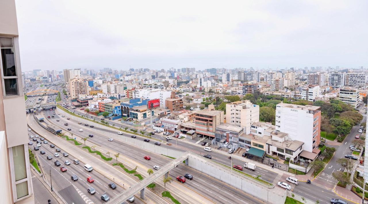 Alu Apartments - Limit With Miraflores Panoramic City View 리마 외부 사진