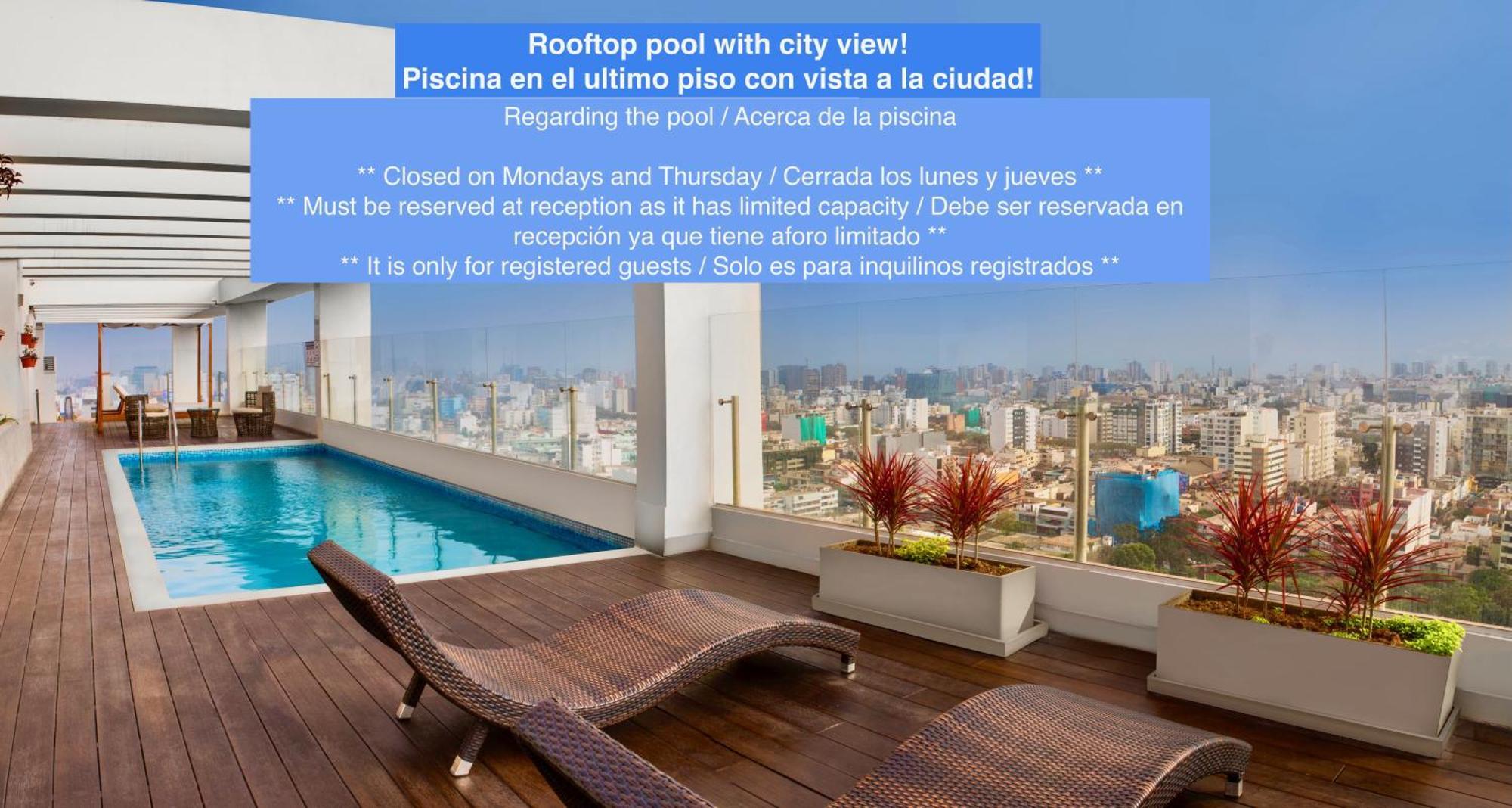 Alu Apartments - Limit With Miraflores Panoramic City View 리마 외부 사진