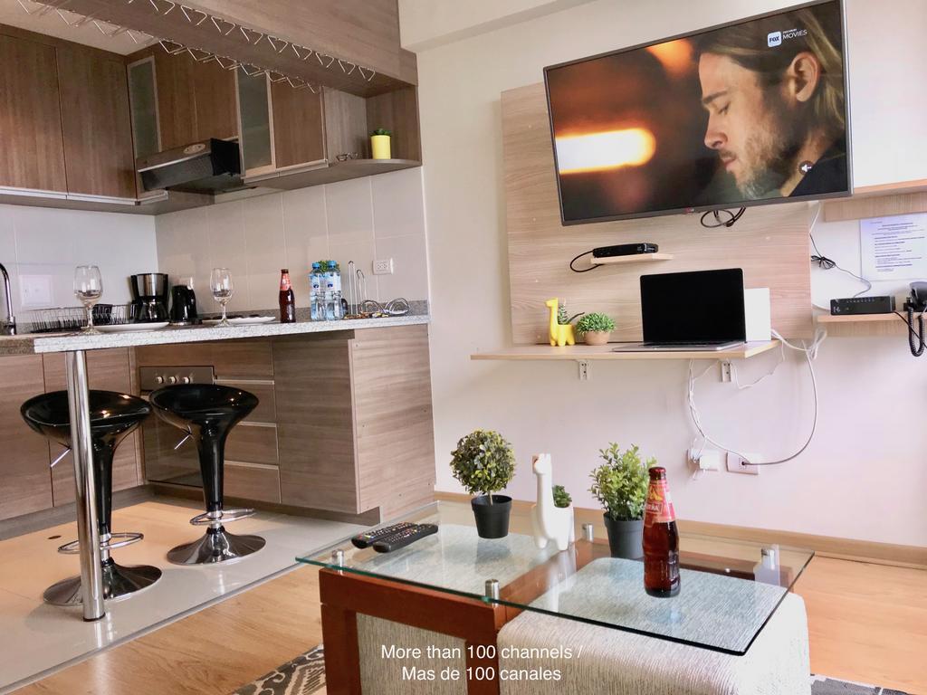 Alu Apartments - Limit With Miraflores Panoramic City View 리마 외부 사진