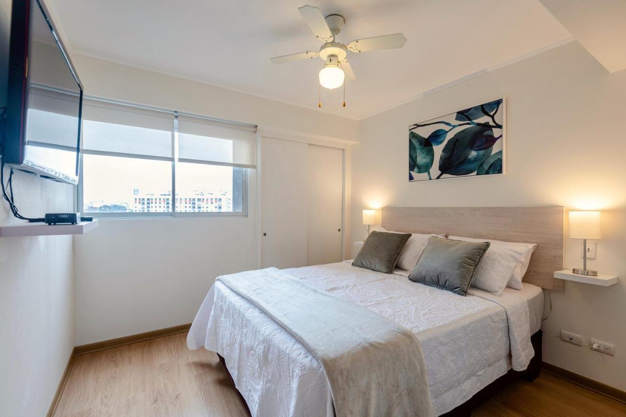 Alu Apartments - Limit With Miraflores Panoramic City View 리마 외부 사진