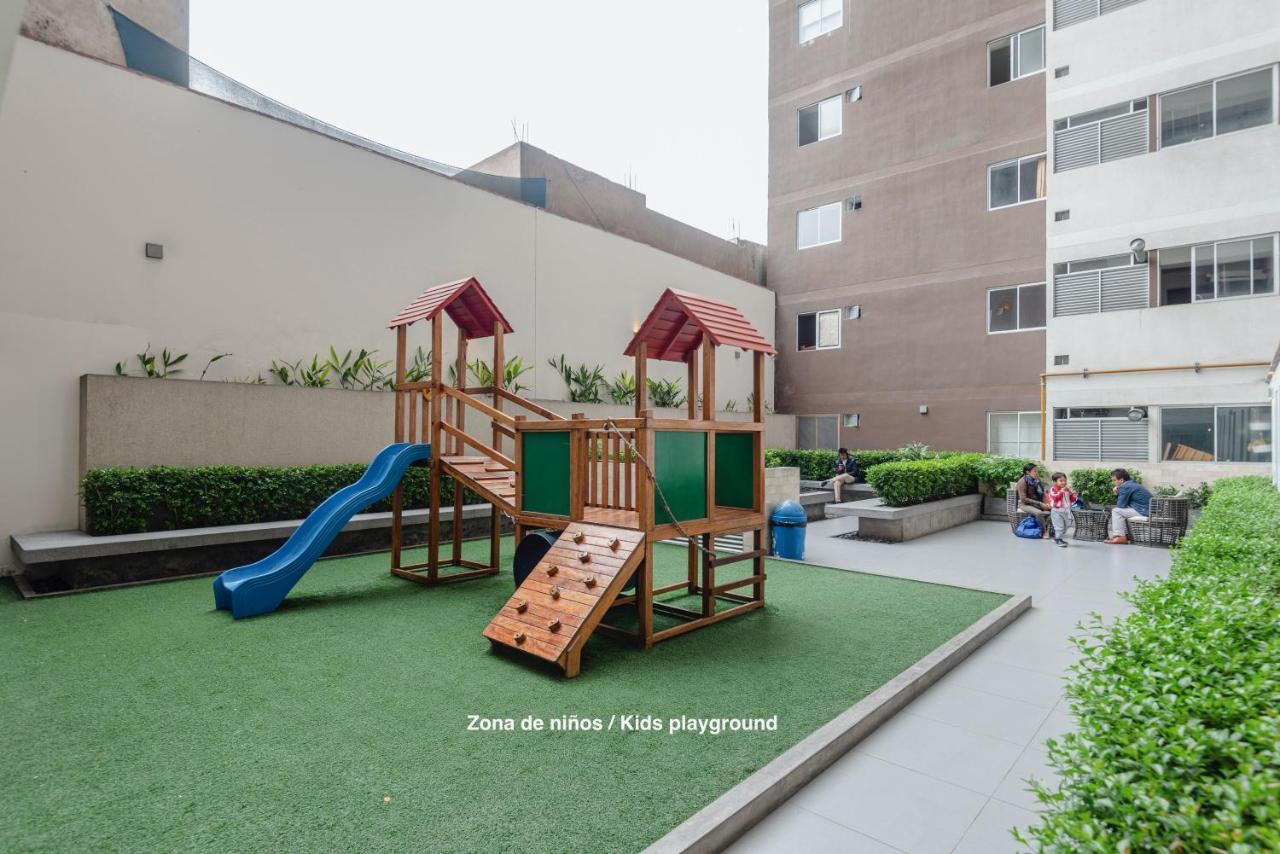 Alu Apartments - Limit With Miraflores Panoramic City View 리마 외부 사진
